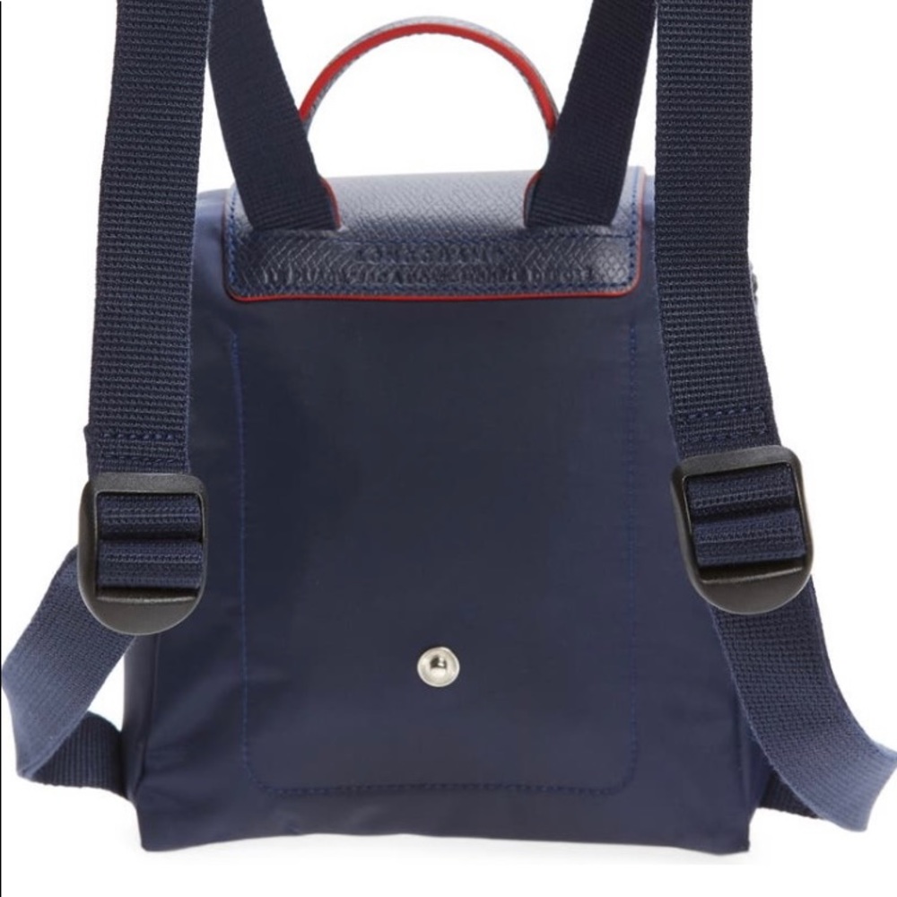 NWT Longchamp Le Pliage Club mini backpack Navy - Picture 4 of 12